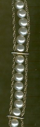 Faux Pearl Bracelet by Goldette