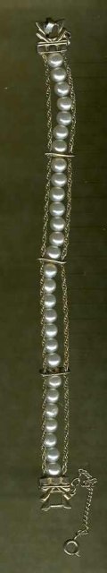 Faux Pearl Bracelet by Goldette