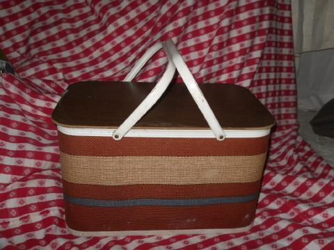 Vintage Redmon Picnic Basket **Large**