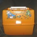 Vintage 1981 Muppets Orange Plastic Lunch Box