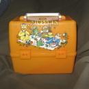 Vintage 1981 Muppets Orange Plastic Lunch Box