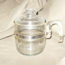 Vintage Pyrex Glass Coffee Percolator Pot