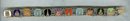 Copper & Enamel Link Bracelet