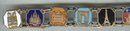 Copper & Enamel Link Bracelet