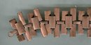Unusual Copper Bracelet Signed Matisse