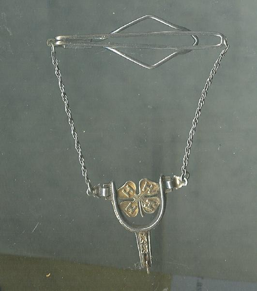 Vintage Holland Miniature Spur 14 kt Gold & Sterling Silver