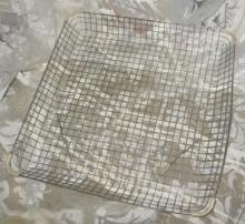 Vintage Industrial Mid Century Modern Metal Wire Basket