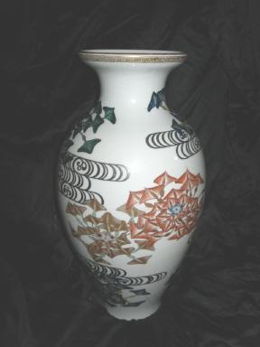 Vintage Large Oriental Porcelain Vase