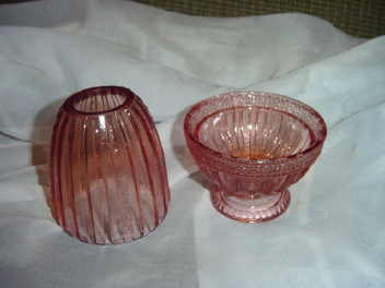 Vintage Fenon Glass Fairy Lamp