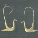 Antique Egyptian Revival Bird Earrings
