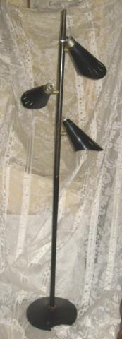 Vintage Mid Century Modern Metal Floor Lamp
