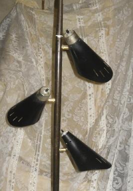 Vintage Mid Century Modern Metal Floor Lamp