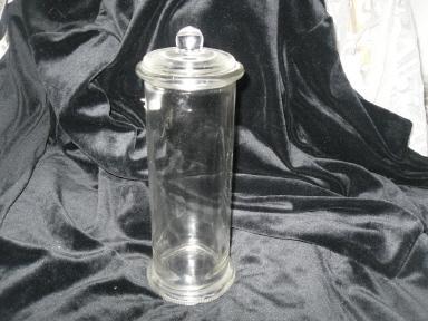 Vintage Glass Apothecary Jar or Counter Jar