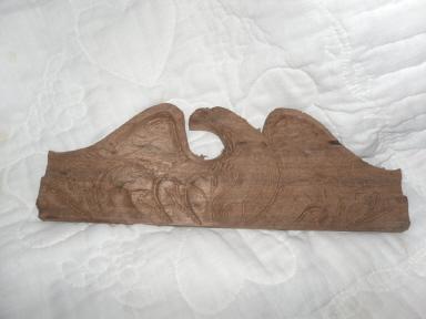 Vintage Hand Carved Wooden Eagle