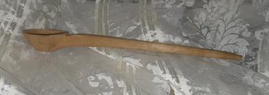 Vintage Hand Carved Wooden Ladle