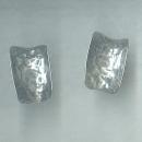 Hammered Silver James Avery Style Earrings
