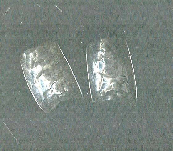 Hammered Silver James Avery Style Earrings