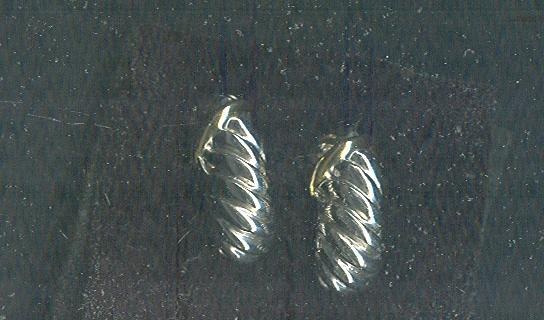 Silver & Gold James Avery Style Shell Earrings