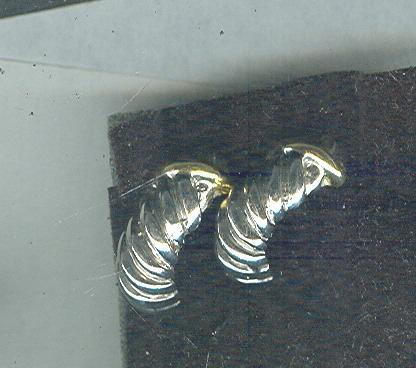 Silver & Gold James Avery Style Shell Earrings