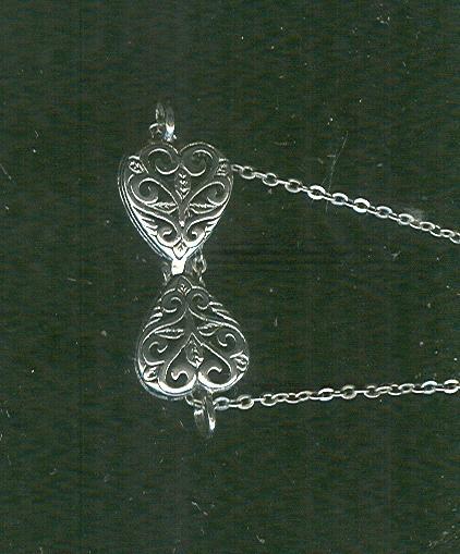 Sterling Silver Chain w/Heart Locket