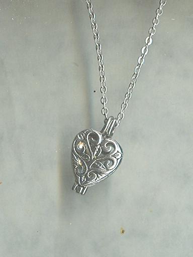 Sterling Silver Chain w/Heart Locket