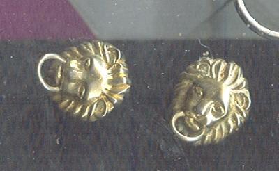 Lion Head Earrings