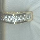 Gold Band with Cut Out Heart Details