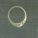Gold Band with Cut Out Heart Details