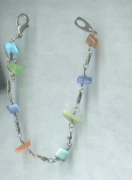 Silver & Shell Bracelet