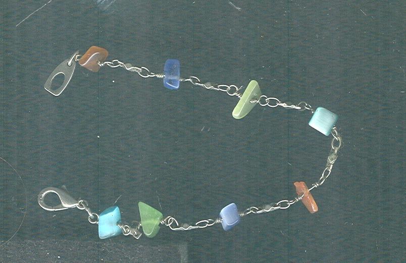 Silver & Shell Bracelet