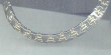 Silver & Gold Wide Link Necklace