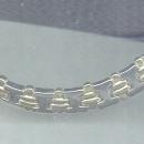 Silver & Gold Wide Link Necklace