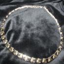 Silver & Gold Wide Link Necklace