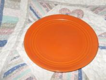 Vintage Bauer Pottery Ringware Red Dinner Plate