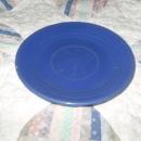 Vintage Bauer Pottery Ringware Saucer Cobalt Blue