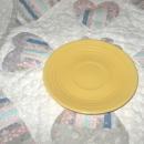 Vintage Bauer Pottery Ringware Saucer Yellow