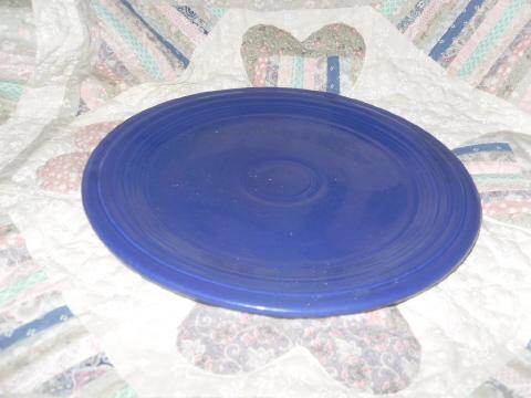 Vintage Fiesta Blue Dinner Plate