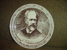 Russian Composer Plate by Vernon Kilns