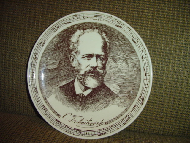 Russian Composer Plate by Vernon Kilns