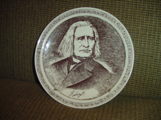 German Composer Plate by Vernon Kilns