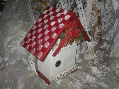 Christmas Bird House Decoration **Larghe**