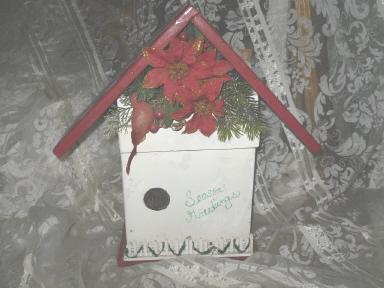 Christmas Bird House Decoration **Larghe**