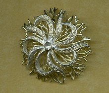 Stylized Floral Brooch