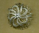 Stylized Floral Brooch