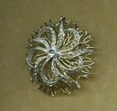 Stylized Floral Brooch
