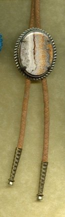 Vintage Agate Bolo Tie