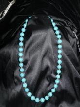 Vintage Turquoise Bead Necklace #Statement Necklace