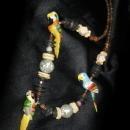Parrot Bird Bead Necklace #Statement Necklace