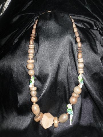 Parrot Bird Bead Necklace #Statement Necklace