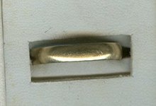Men's Antique Gold Wedding Band